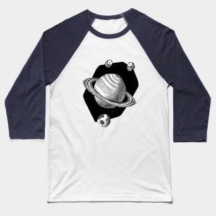 Slapdash Saturn Baseball T-Shirt